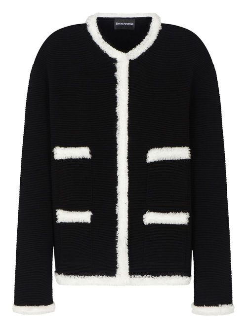 Ottomam fringed-detail jacket - Black