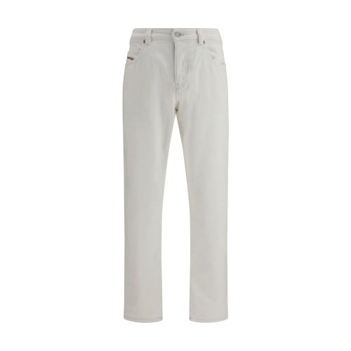 Diesel White Cotton Slim Fit Men's Jean