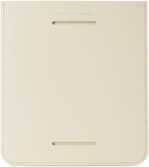 Off White Small Leather Document Case