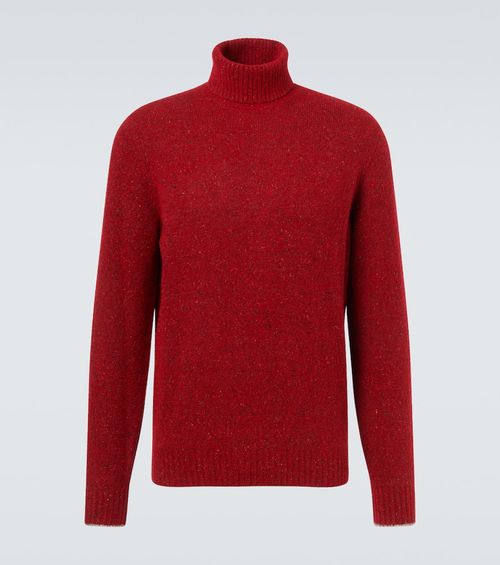 Wool, silk and cotton-blend sweater