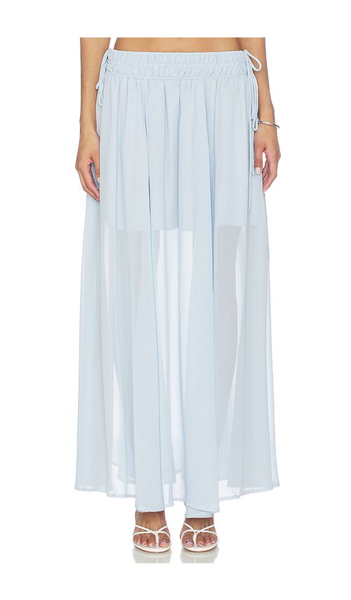 Line & Dot Amorette Skirt in Baby Blue. L. Also in M