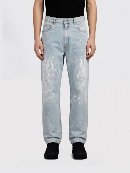 Jeans Men color Gnawed Blue