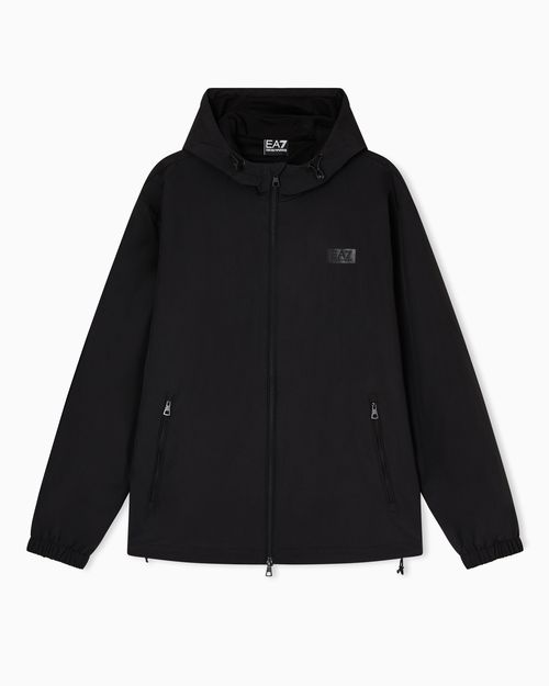 Logo Series nylon hooded jacket