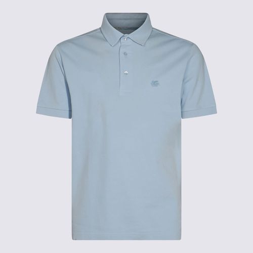 Light Blue Cotton Polo Shirt