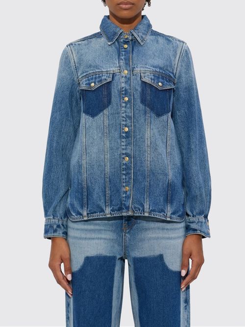 Shirt Woman color Denim