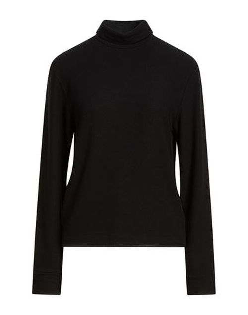 Woman Turtleneck Black Size S Rayon, Polyester, Elastane