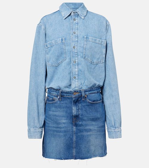 Denim minidress