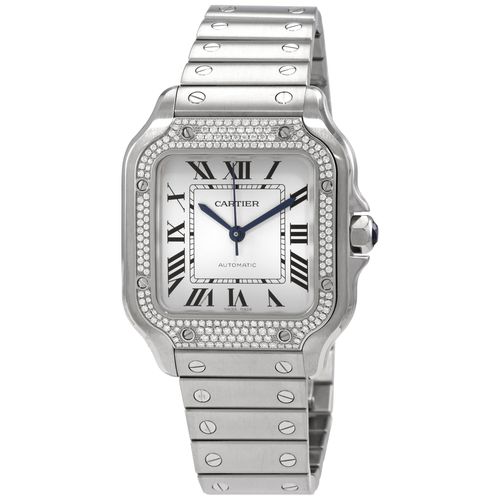 Santos De Automatic Diamond Watch W4SA0005