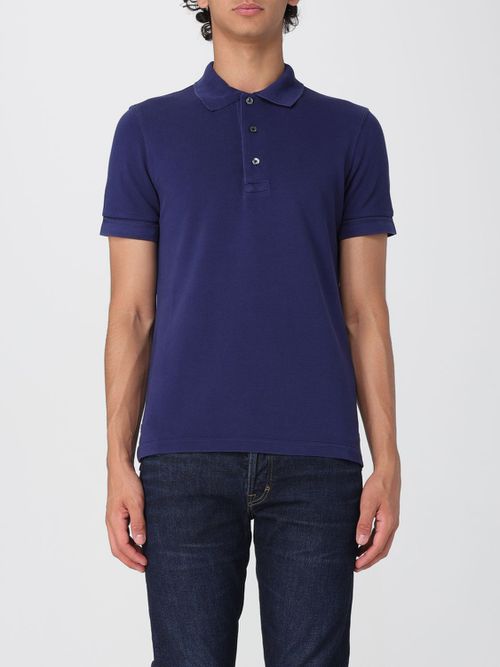 Polo Shirt Men color Blue