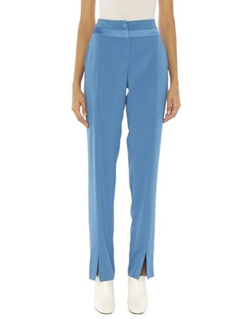 Woman Pants Blue Size 8 Viscose, Elastane