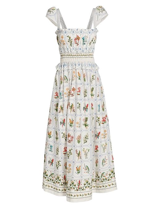 Women's Tropical Porcelain Maxi Dress - Off White