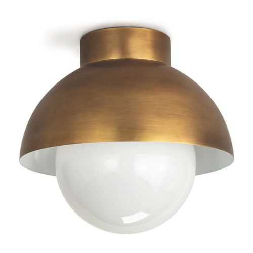 Natural Brass Flush Mount from the Montreux Collection