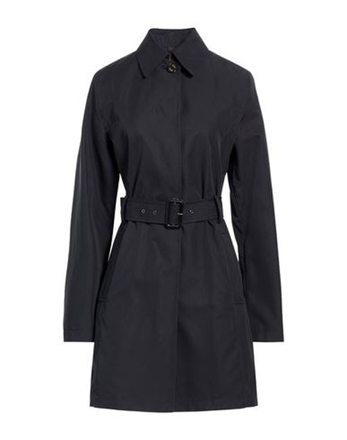 Woman Overcoat & Trench Coat Midnight blue Size 6 Cotton, Polyamide