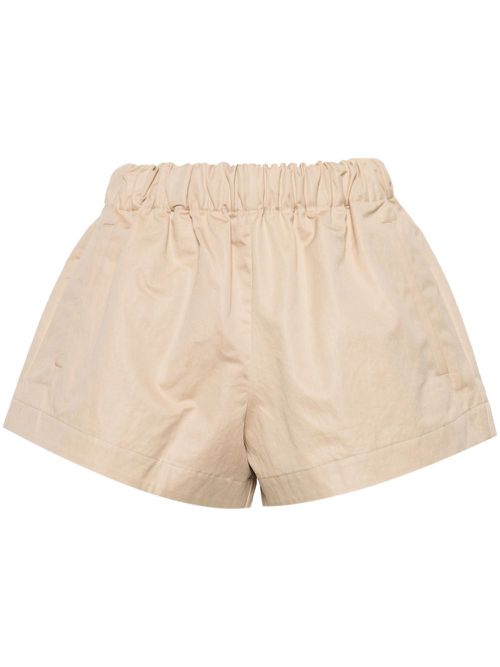Drill gabardine shorts - Neutrals