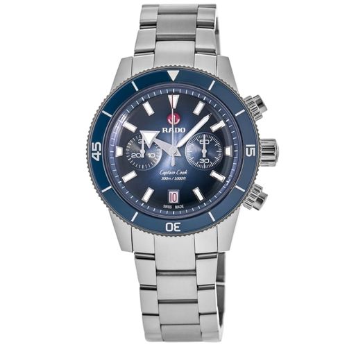 Captain Cook Automatic Steel Chronograph Blue Dial Men's Watch R32145208