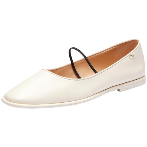 Coach Women's Emilia Metallic Leather Mary Jane Flat