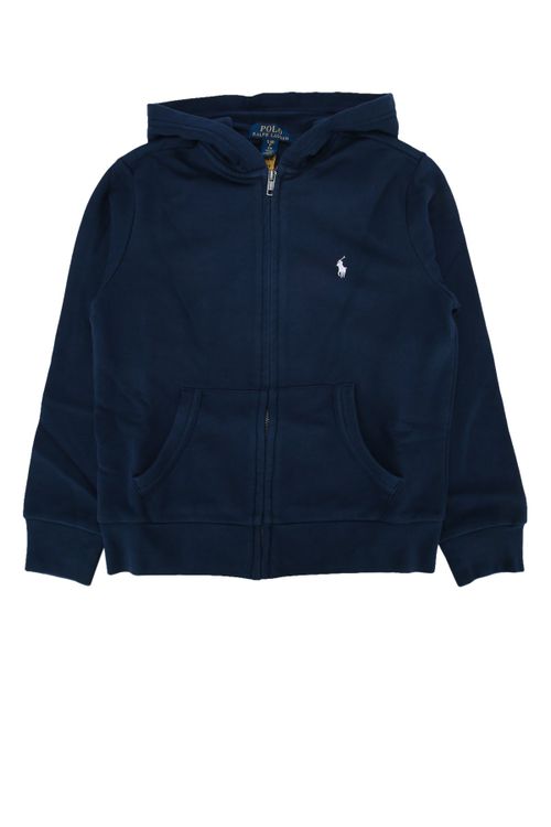 Logo-Embroidered Sweatshirt — Navy