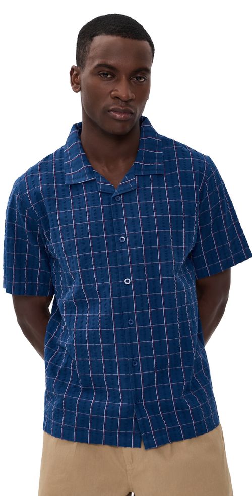 Holiday Collar Shirt Blue Multi
