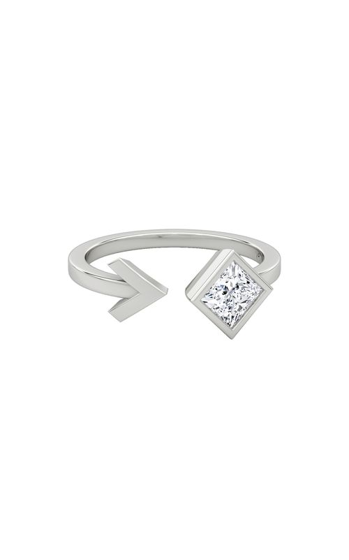 14K White Gold Lab-Grown Diamond Ring