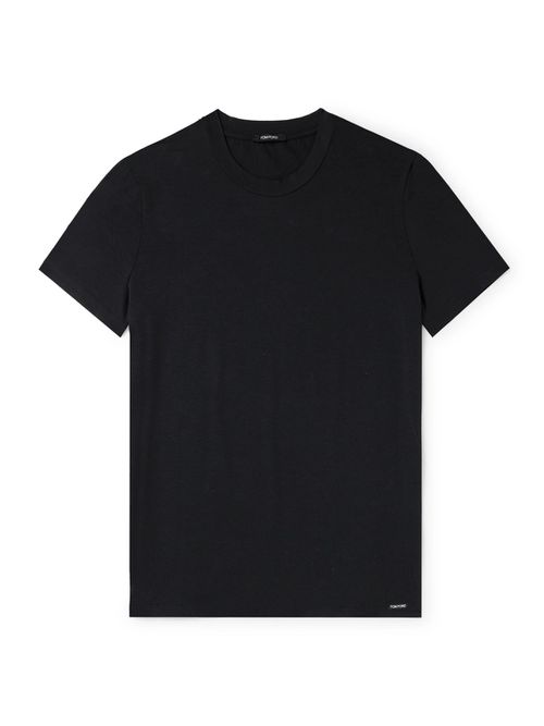Slim-Fit Stretch Cotton and Modal-Blend T-Shirt