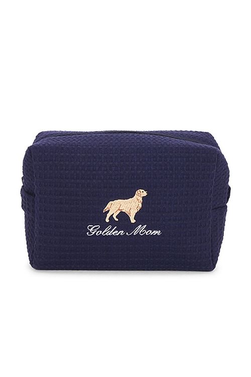 Abbode Golden Mom Waffle Pouch in Navy - Navy. a