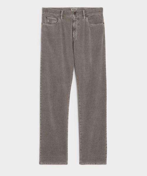 Straight 5-Pocket Corduroy Pant