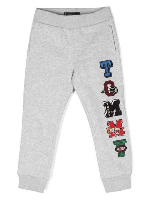 Logo-print track pants - Grey