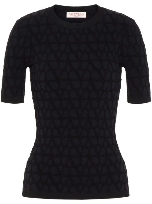 Toile Iconographe short-sleeve jumper - Black