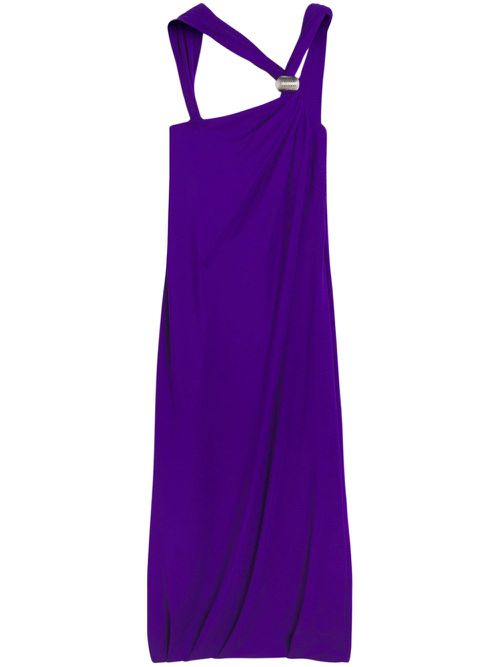 Braided jersey dress - Purple