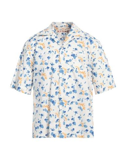 Marni Man Shirt Ivory Size 42 Cotton