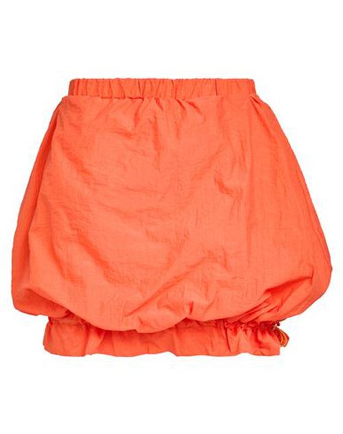Woman Mini skirt Orange Size M Polyamide