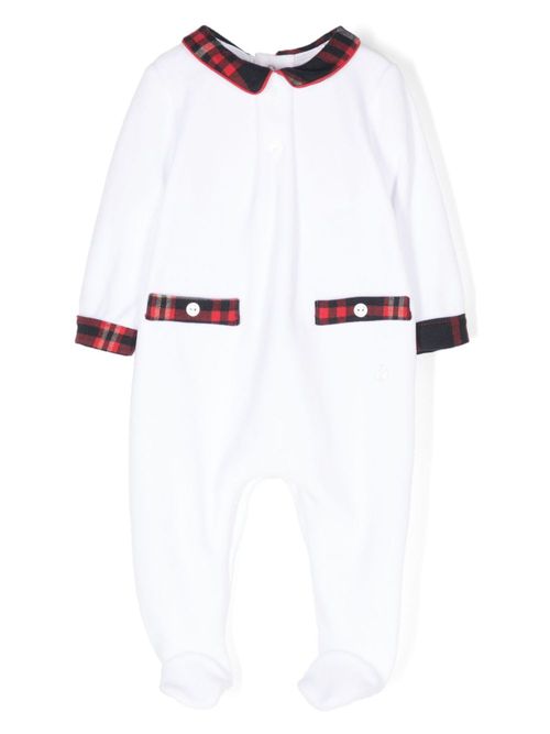 Logo-plaque pajamas - White