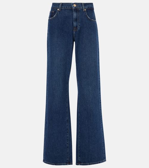 High-rise flared jeans