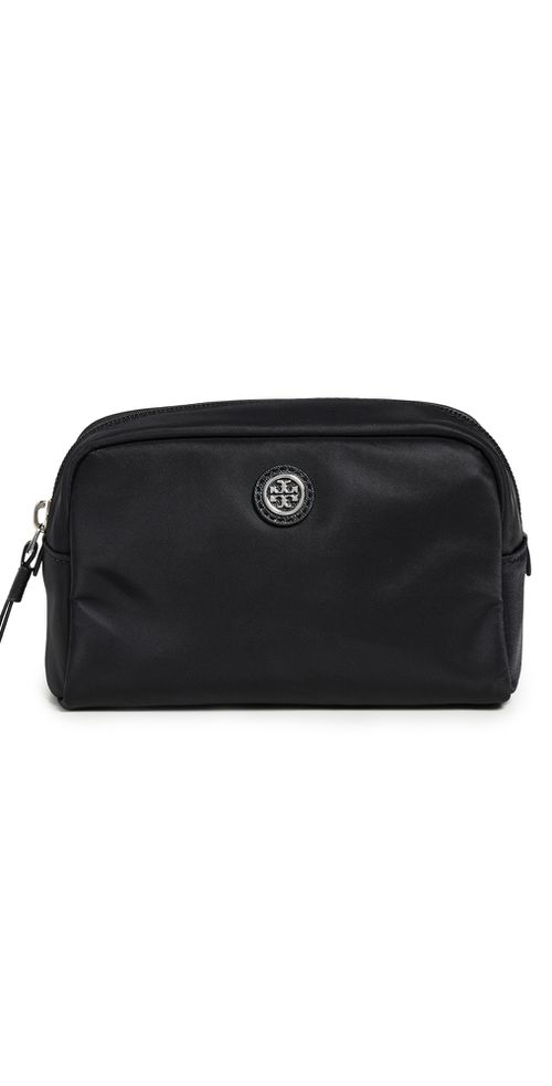 Tory Burch Curved Cosmetic Case Black One Size