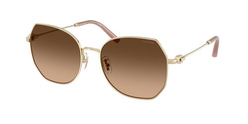 Coach HC7175 CAD79 900574 Women's Sunglasses Gold Size 56