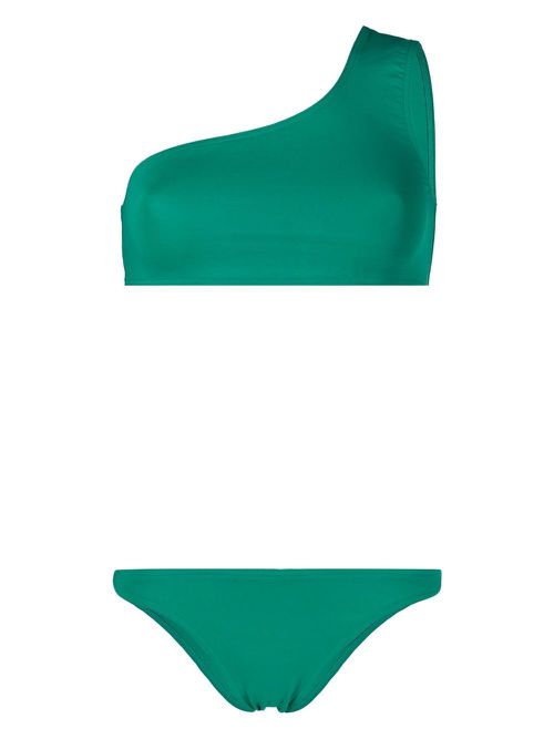 Symbole one-shoulder bikini - Green