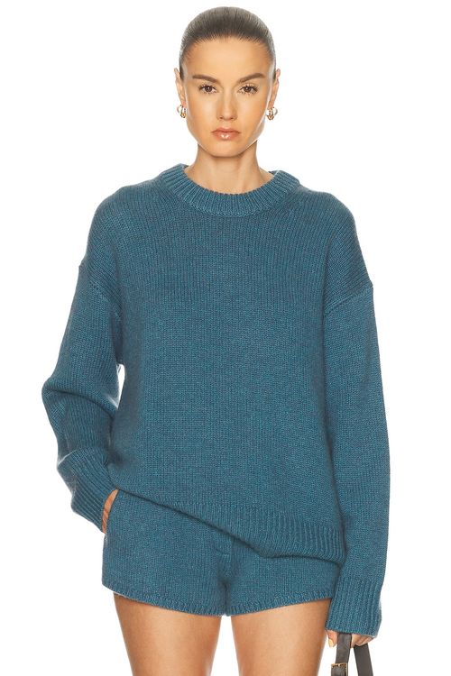 Lisa Yang Renske Sweater in Fjord - Slate. 0 also