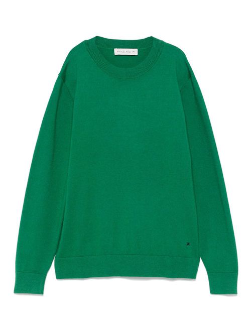 Ribbed-knit sweater - Green