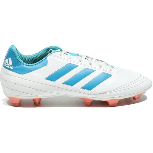 ADIDAS Mundial Team Mens Leather Football Boots White & Blue .5 Classic