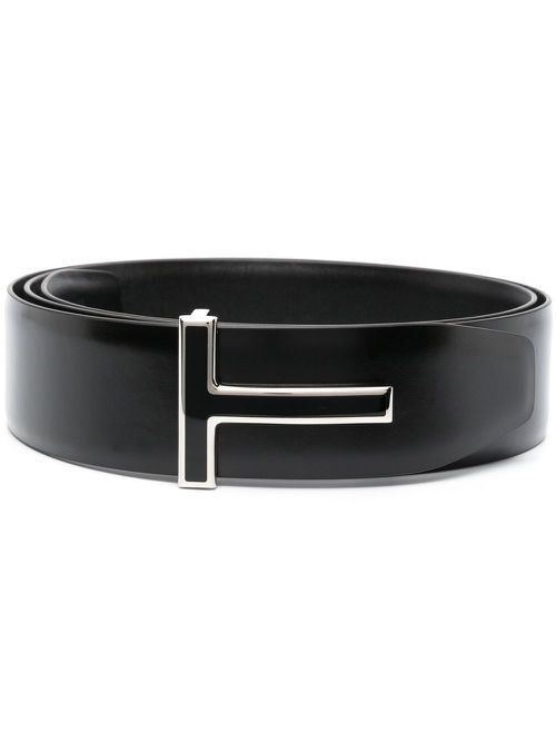 Reversible logo belt - Black
