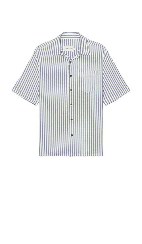 PEREGRINE Beach Shirt in Blue.  XL/1X. Also in