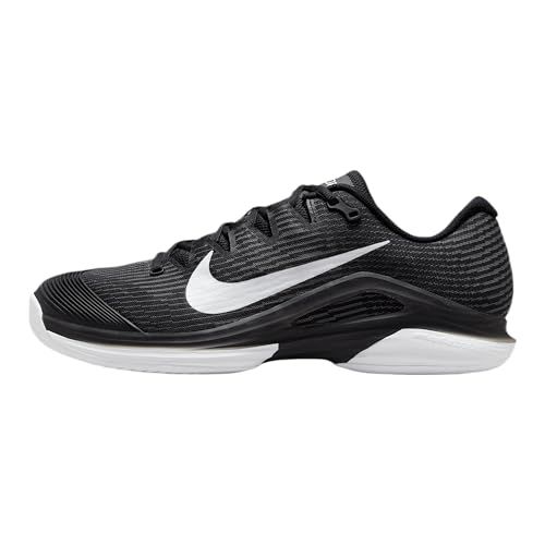 Nike Vapor 12 Men's Hard Court Tennis Shoes (FV5552-001, Black/Dark Smoke Grey/White)