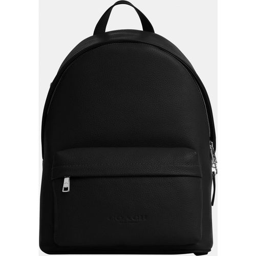 Coach Mens Taylor Backpack - Black Leather - One