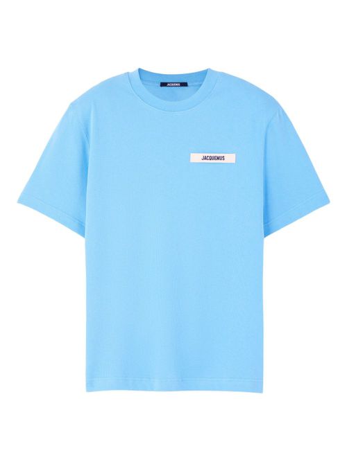 Gros Grain logo-embellished T-shirt - Blue