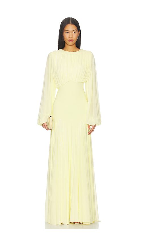 Deme by Gabriella Jeanie Dress in Lemon. L. Also in S