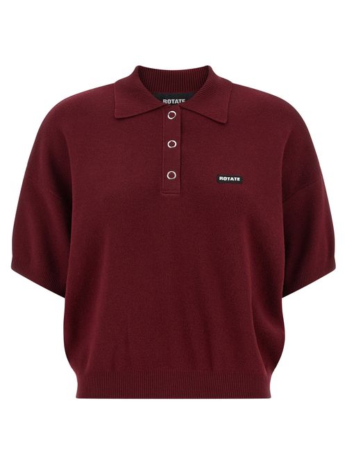 Slinky Knit Polo Shirt