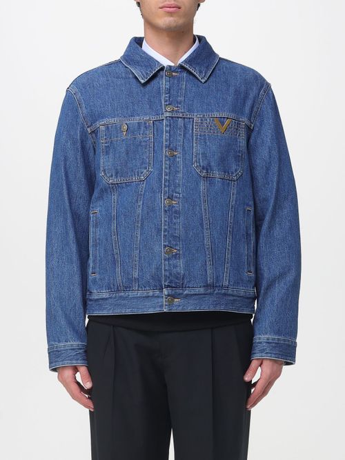 Jacket Men color Denim