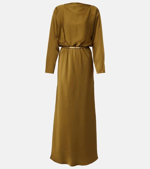 Pentola satin cocktail dress