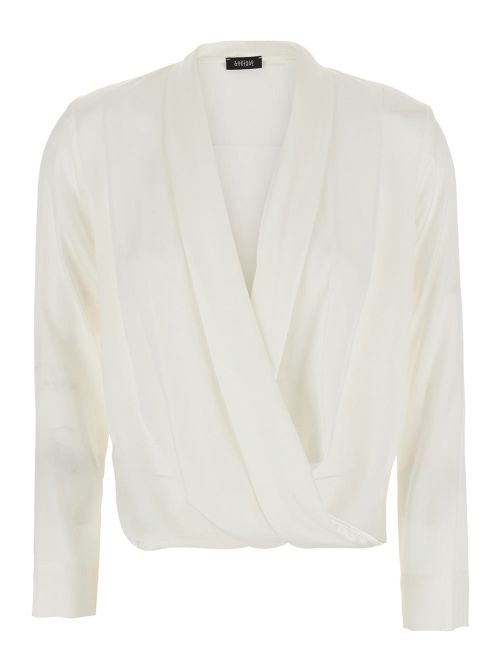 Georgette Blouse — White