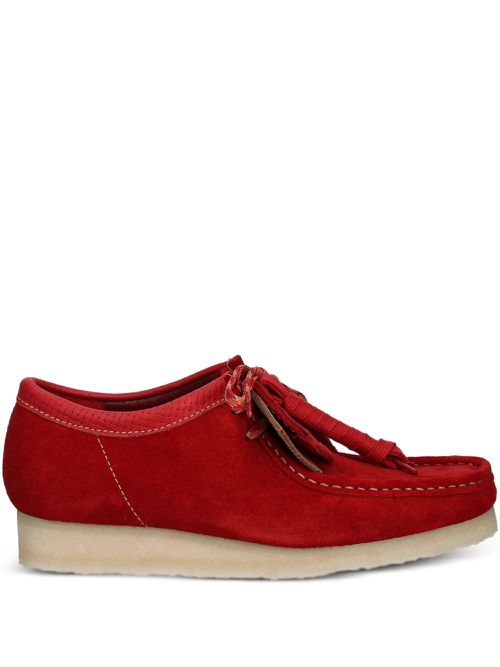 Fringed moccasin boots - Red